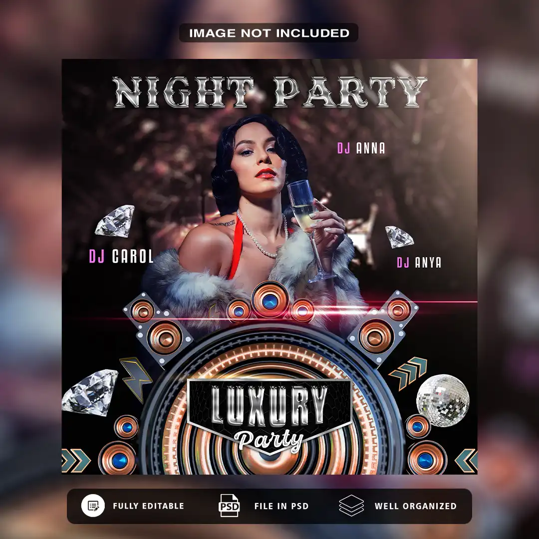 The Night Club PSD Template That ll Get Your Followers Talking | Download Today