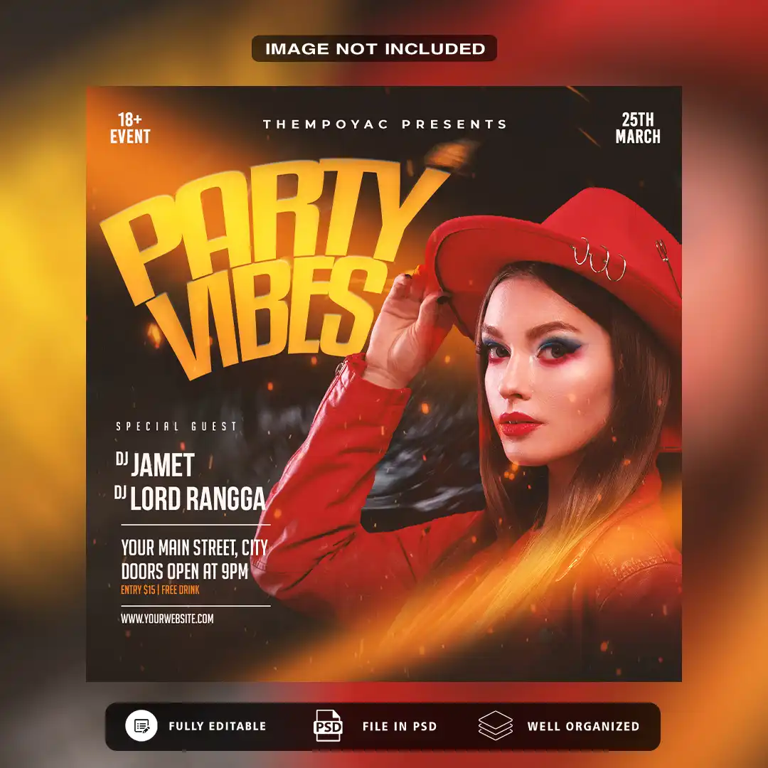 Download the Ultimate Night Club Party PSD Template | Design Like a Pro