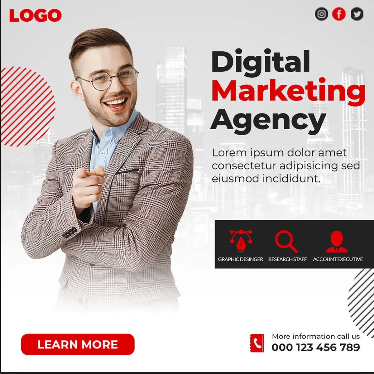Join Our Live Digital Marketing Webinar & Download Corporate Social Media Post Templates