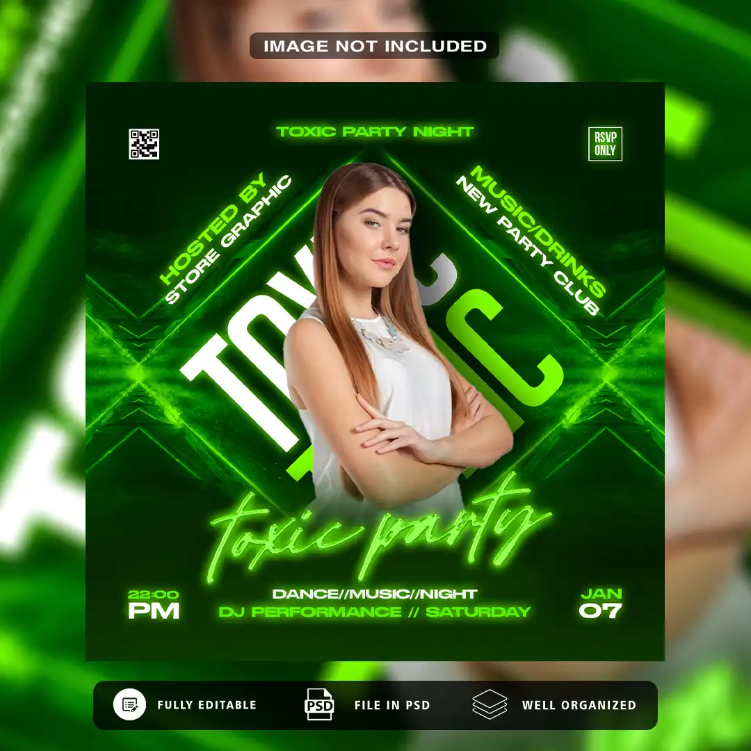 The Ultimate Template for Night Club Promos | Download This PSD and Shine