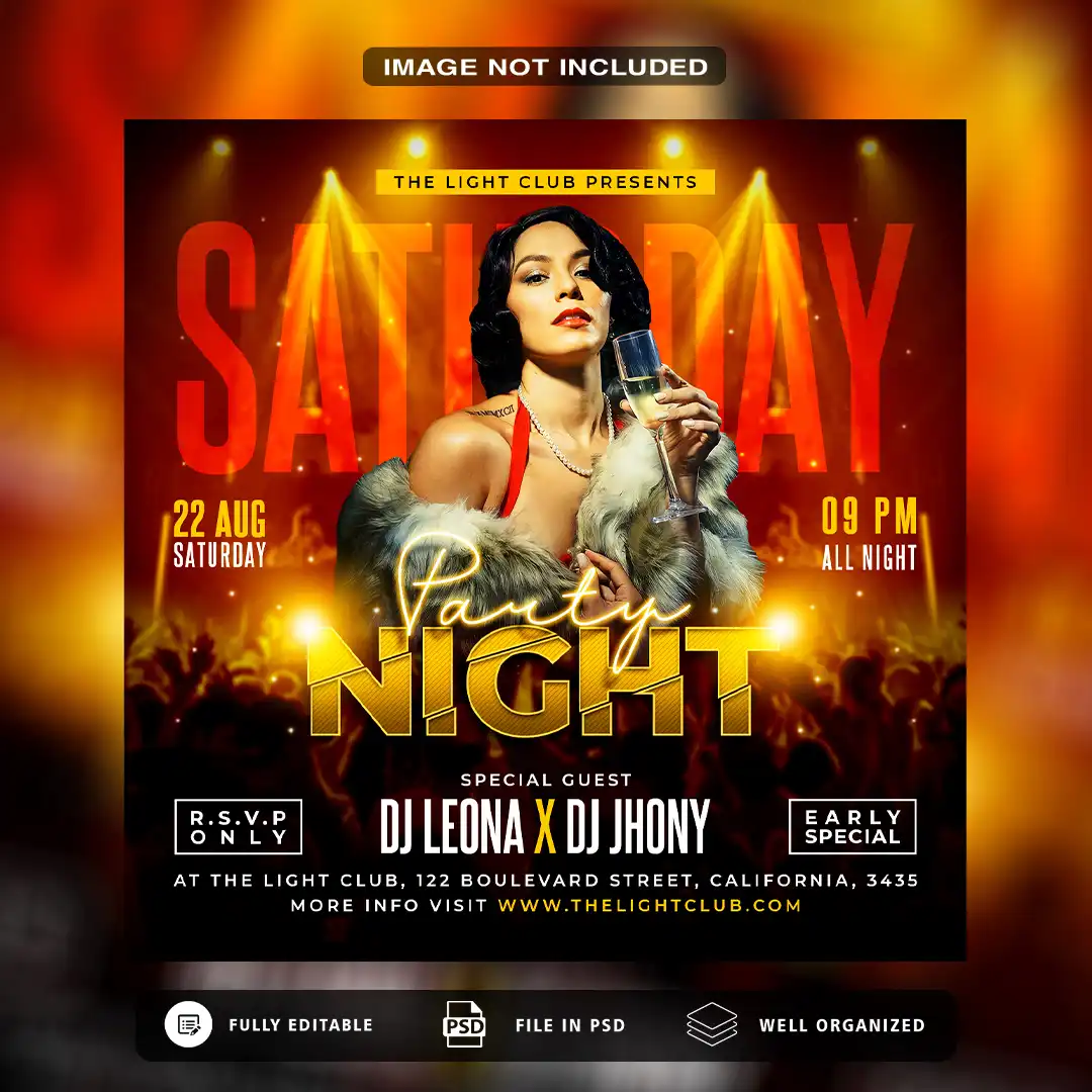 Ready for a Night Out Download This Killer Night Club Party PSD Template