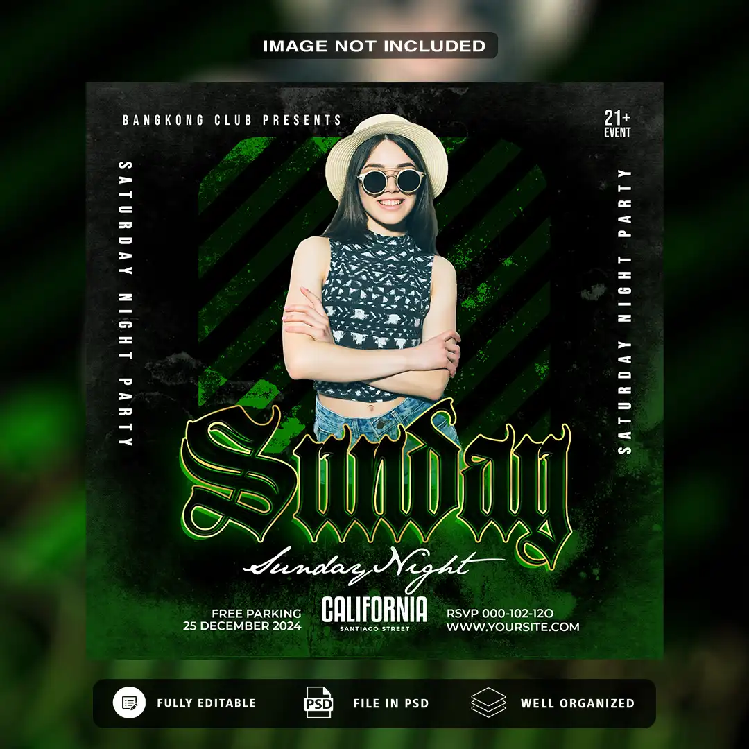 The Night Club PSD Template That Taking Over Social Media | Download It Now