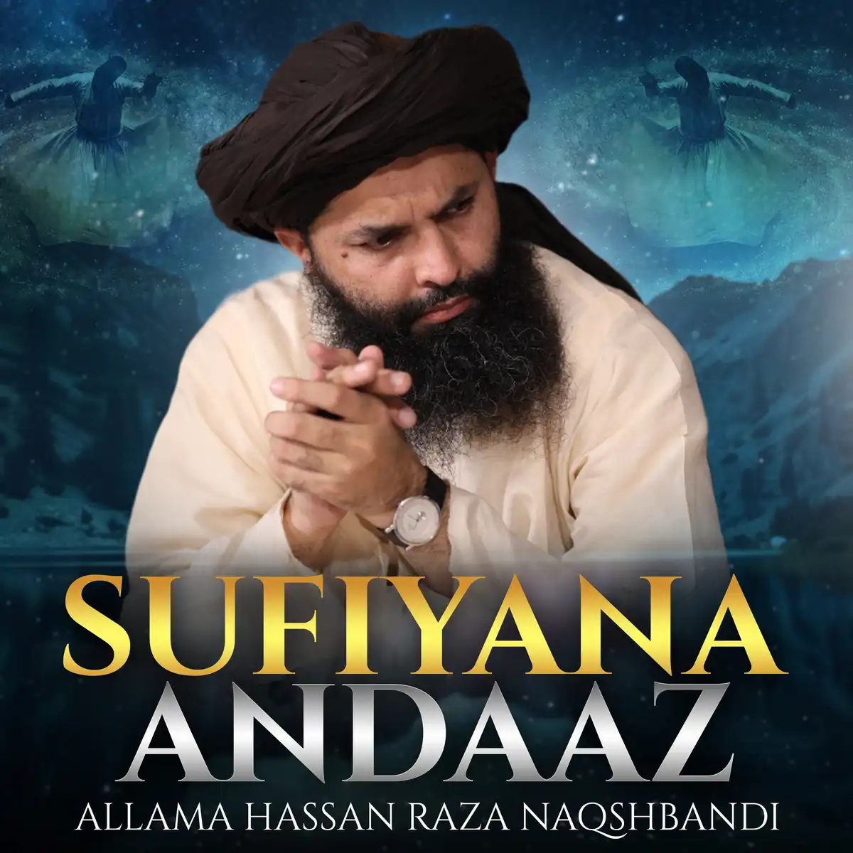 Allama Hassan Raza Naat Poster Design Editable Islamic Digital PSD