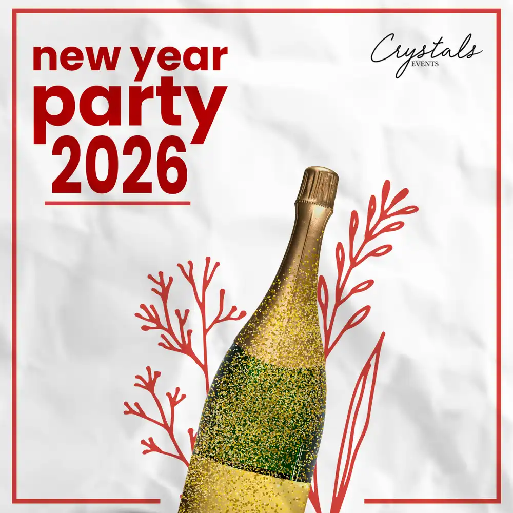 2026 Party PSD template for New Year and Lunar New Year celebrations, festive gatherings, and invitations