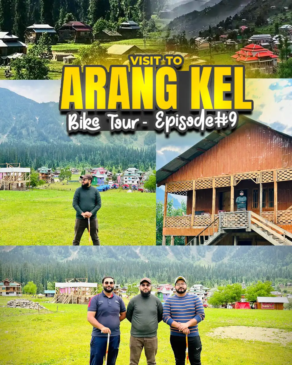 Arang Kel Travel Vlog Thumbnail PSD High-Quality YouTube Template