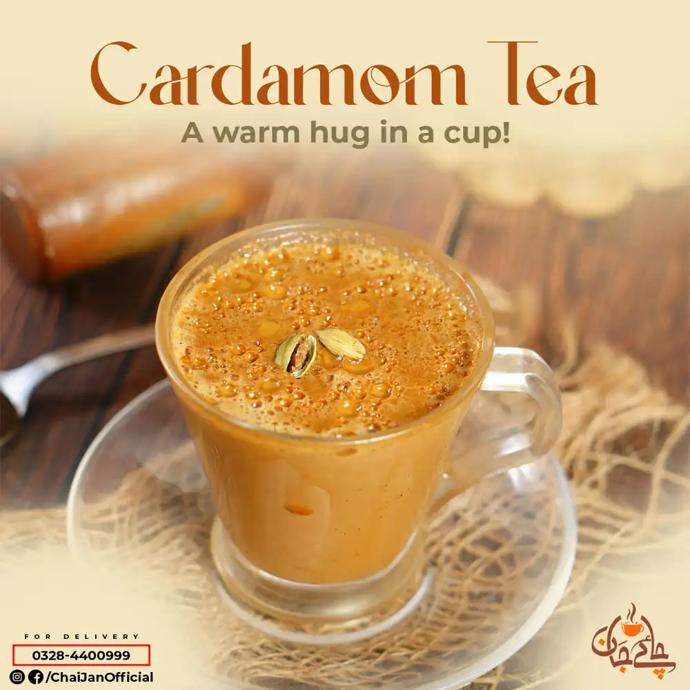 Aromatic Cardamom Tea - PSD Poster Template
