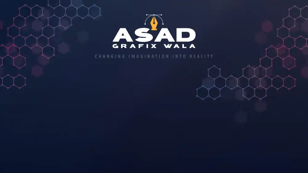 Asad Graphic Wala Cover mockup PSD editable banner design template