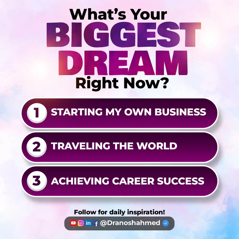 Chase Your Biggest Dream - Editable PSD Template for Social Media
