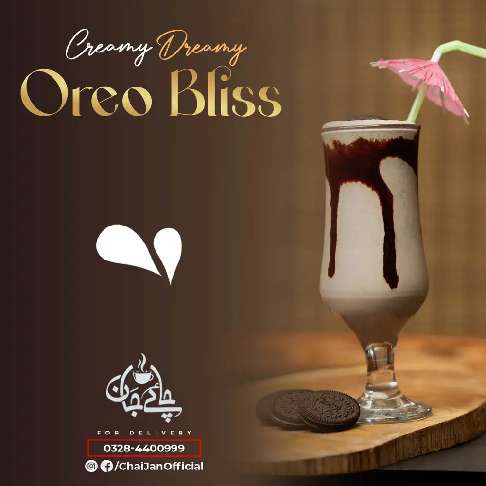 Creamy Bliss Drink - PSD Poster Template for Cafes & Shops