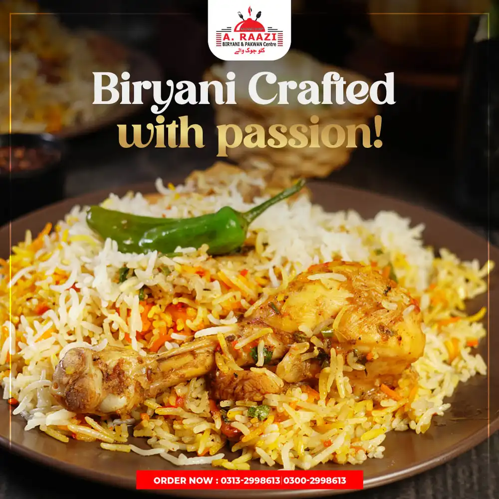 Delicious Biryani Poster PSD for Food Promotions
