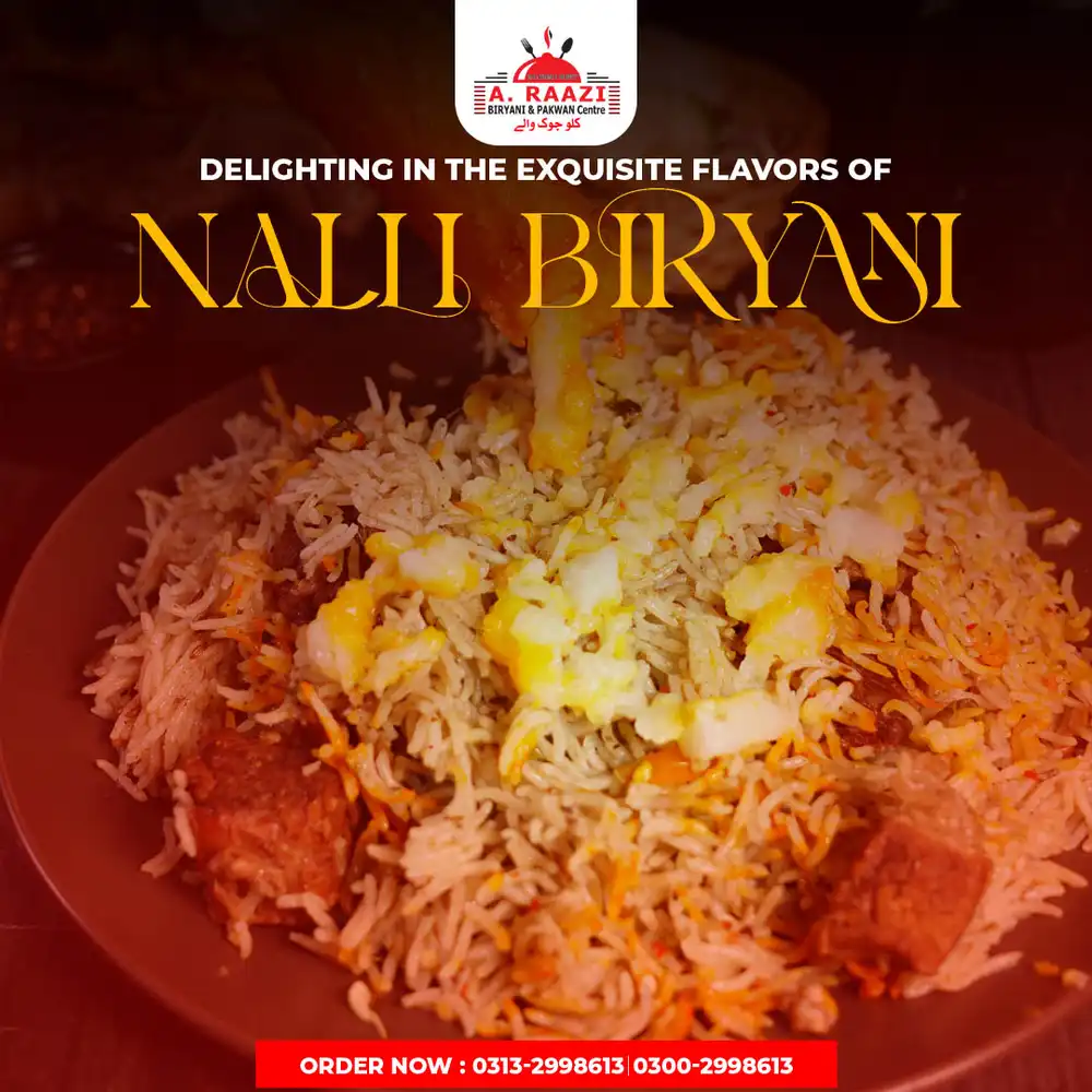 Delicious Nalli Biryani - Perfect for Food Promotions