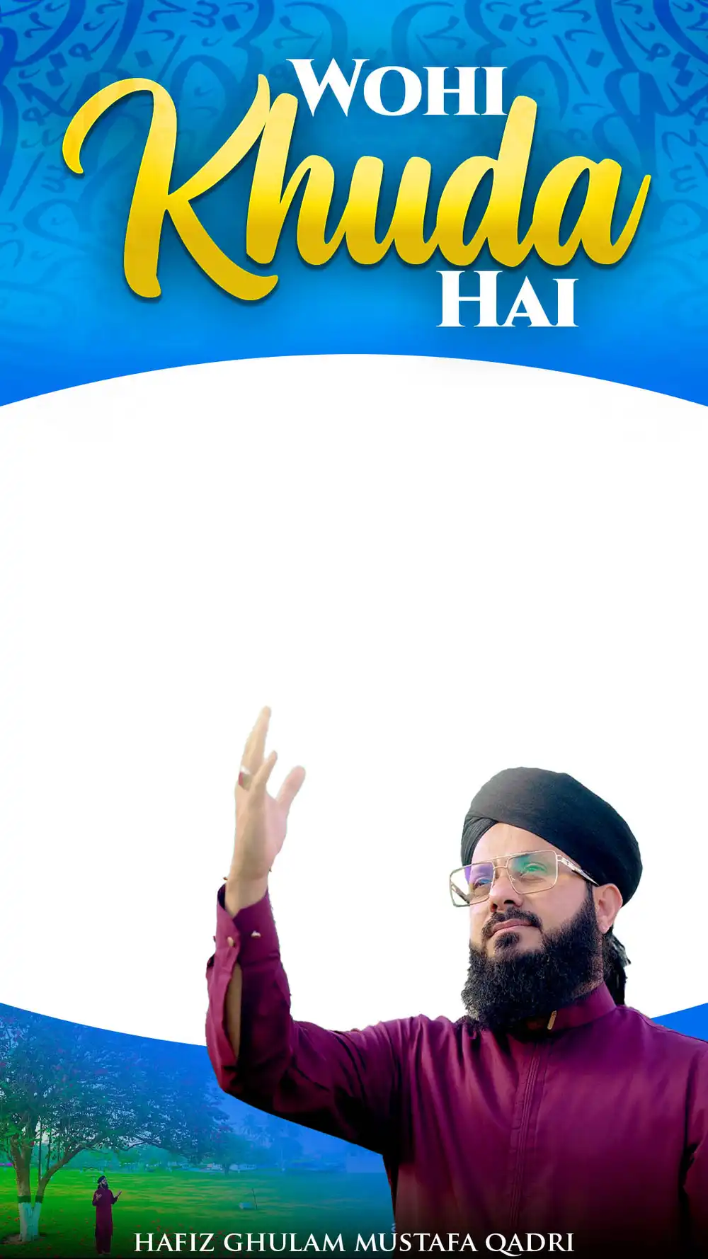 Download Wohi Khuda He PSD Mockup - Perfect for YouTube Social Media & Naat Videos
