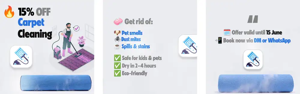 Editable Carpet Cleaning PSD Mockup - Perfect for Ads
