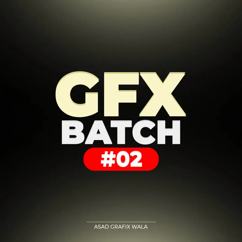 GFX Batch 2 PSD Template Creative & Fully Editable Post for Designers