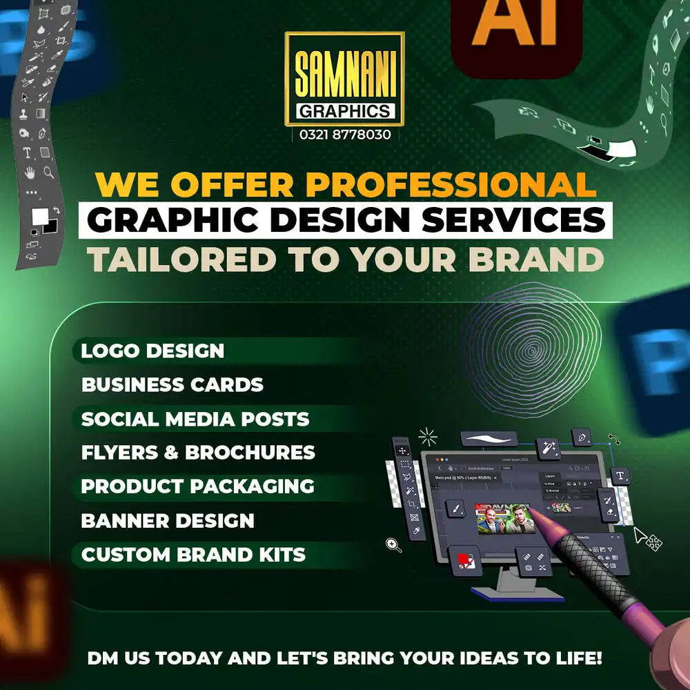 Graphic Design Services Post PSD Template Creative Marketing Layout