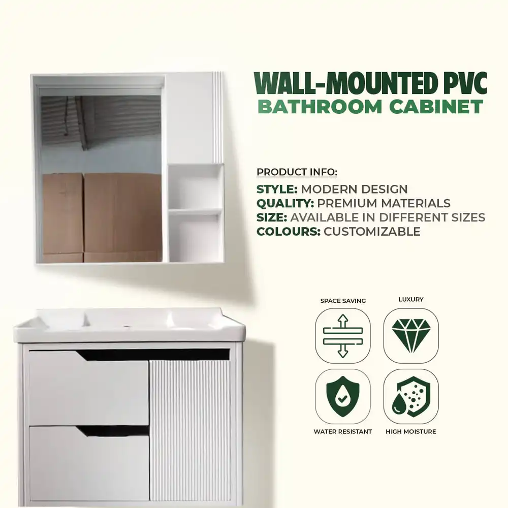 High-Quality Green Wall Mounted PSD Mockup