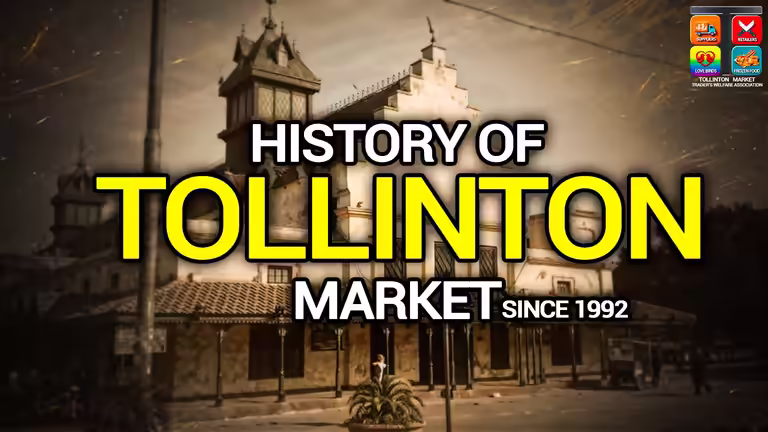 History of Tollinton Market PSD thumbnail showing the vintage building and trader association branding.