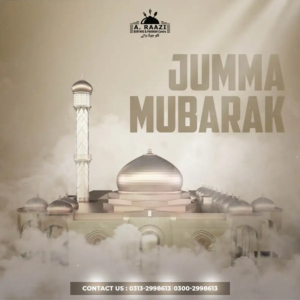 Jumma Mubarak PSD Poster for Greetings & Wishes