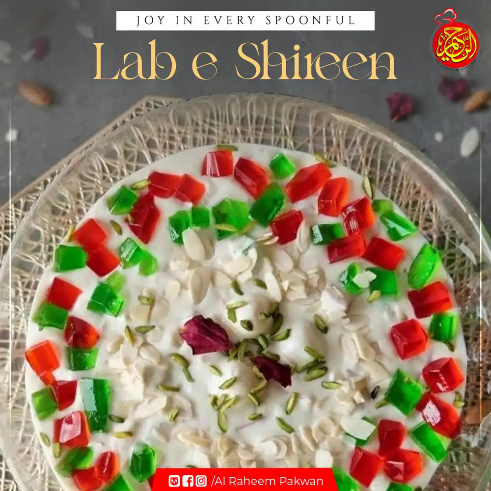 Lab-e-Shireen - PSD Poster Template for Desserts & Sweets