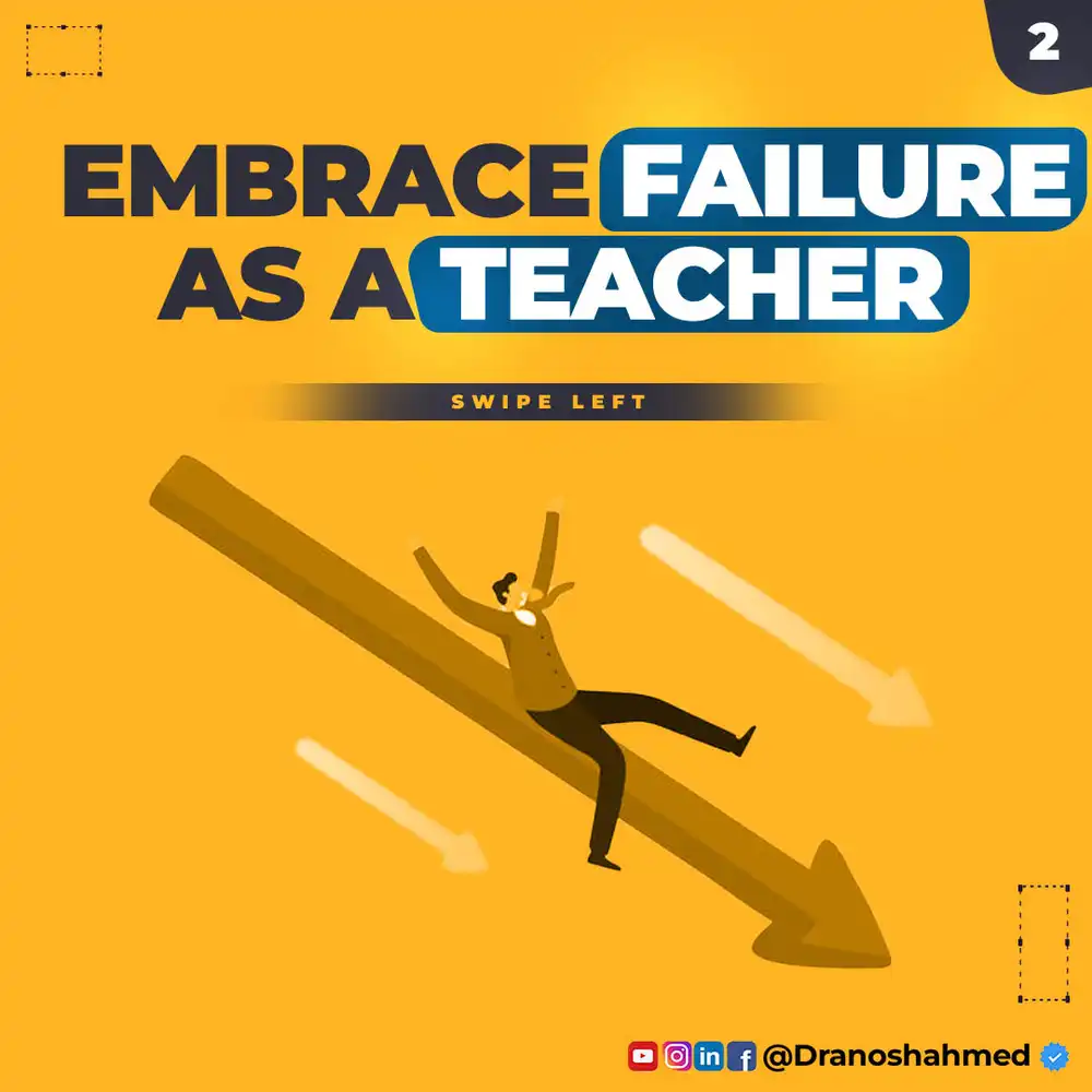 Learning from Failure - Editable PSD Template for Motivation & Growth