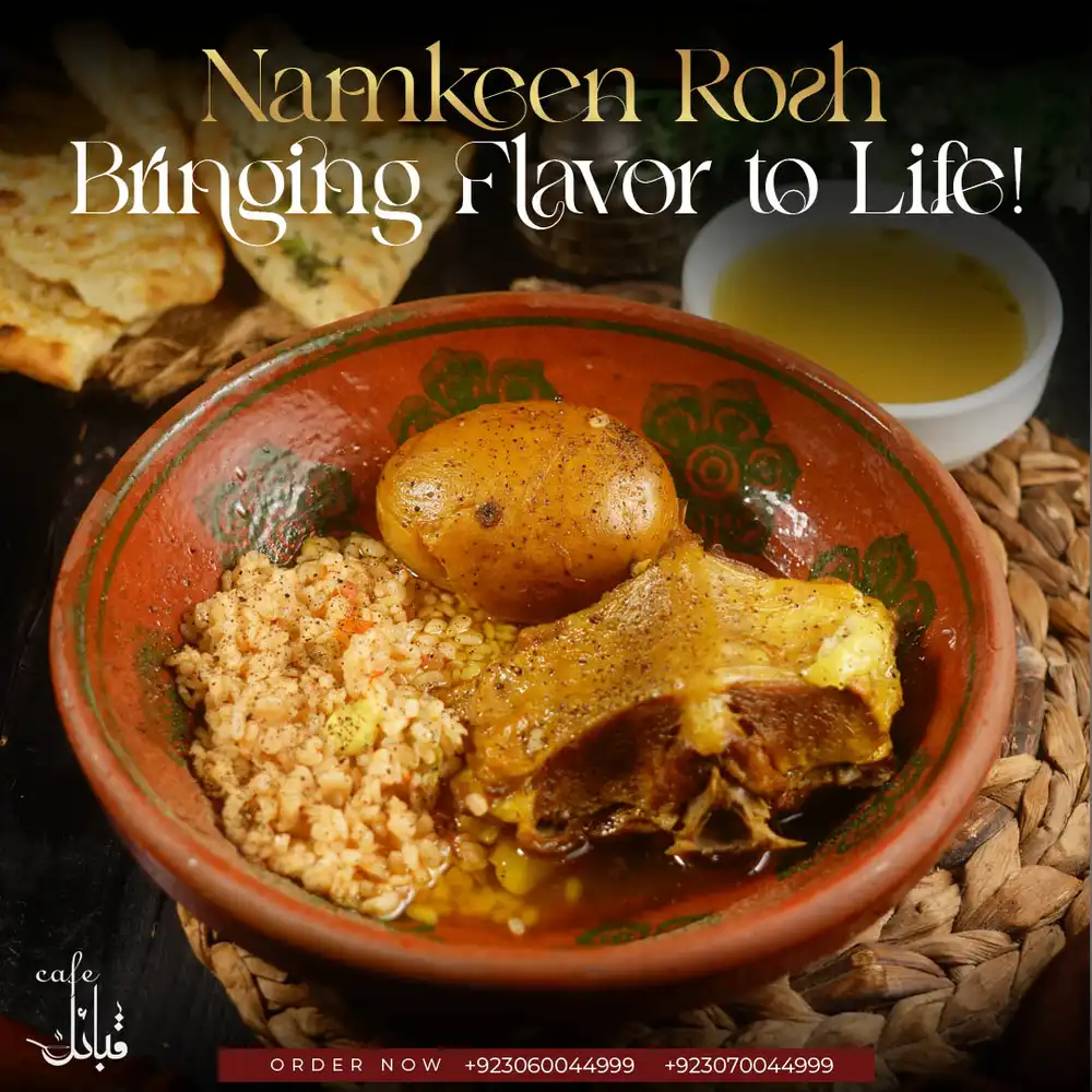 Namkeen Rosh PSD poster template featuring savory and traditional Pakistani snack design