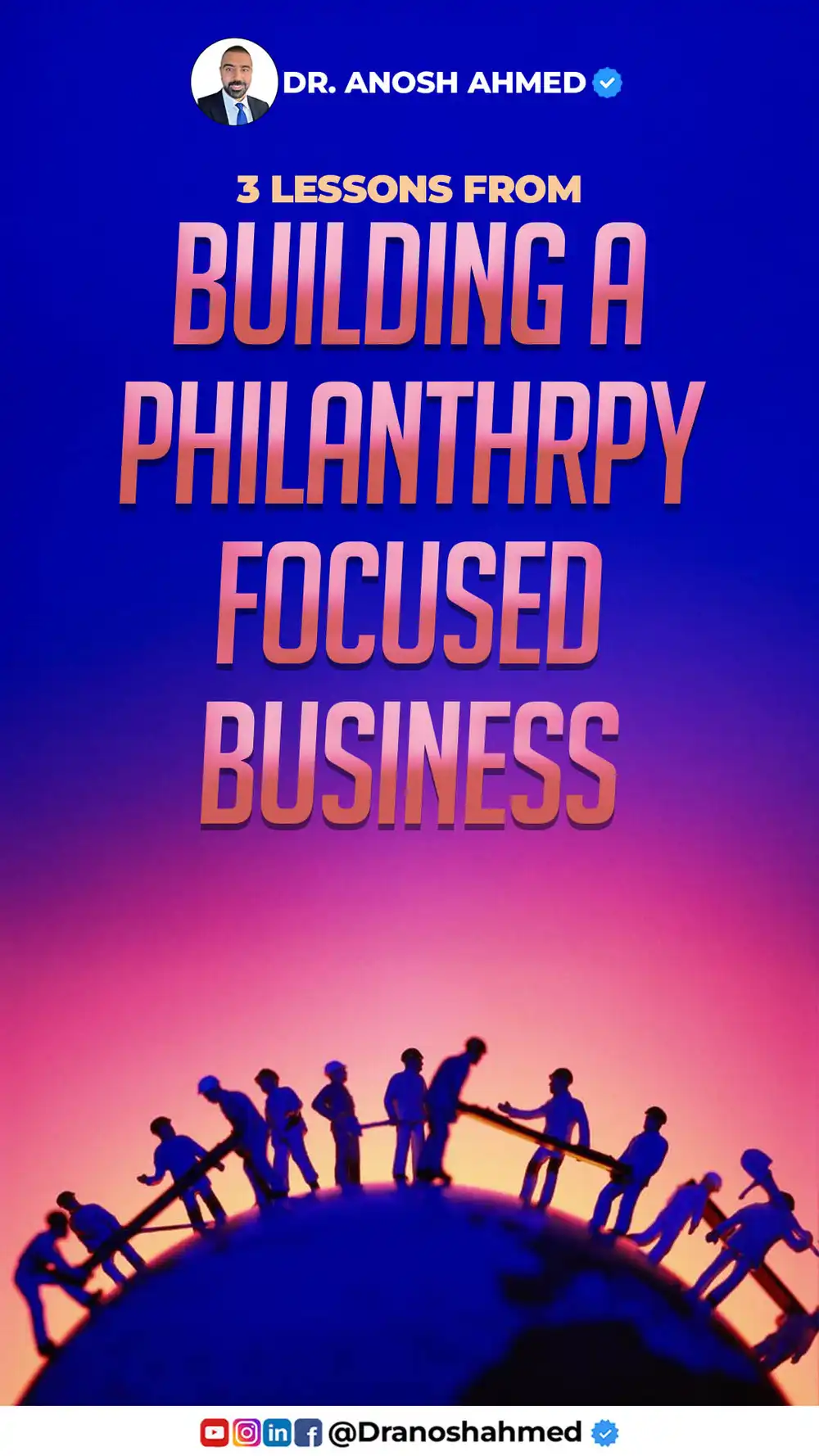 Philanthropy Focused Business Tips PSD Template