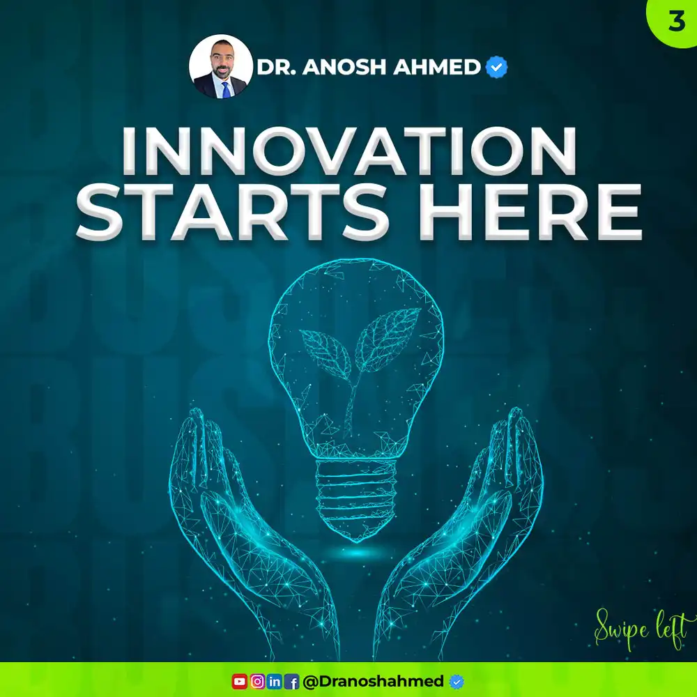 Power of Innovation - Editable PSD Template for Social Media