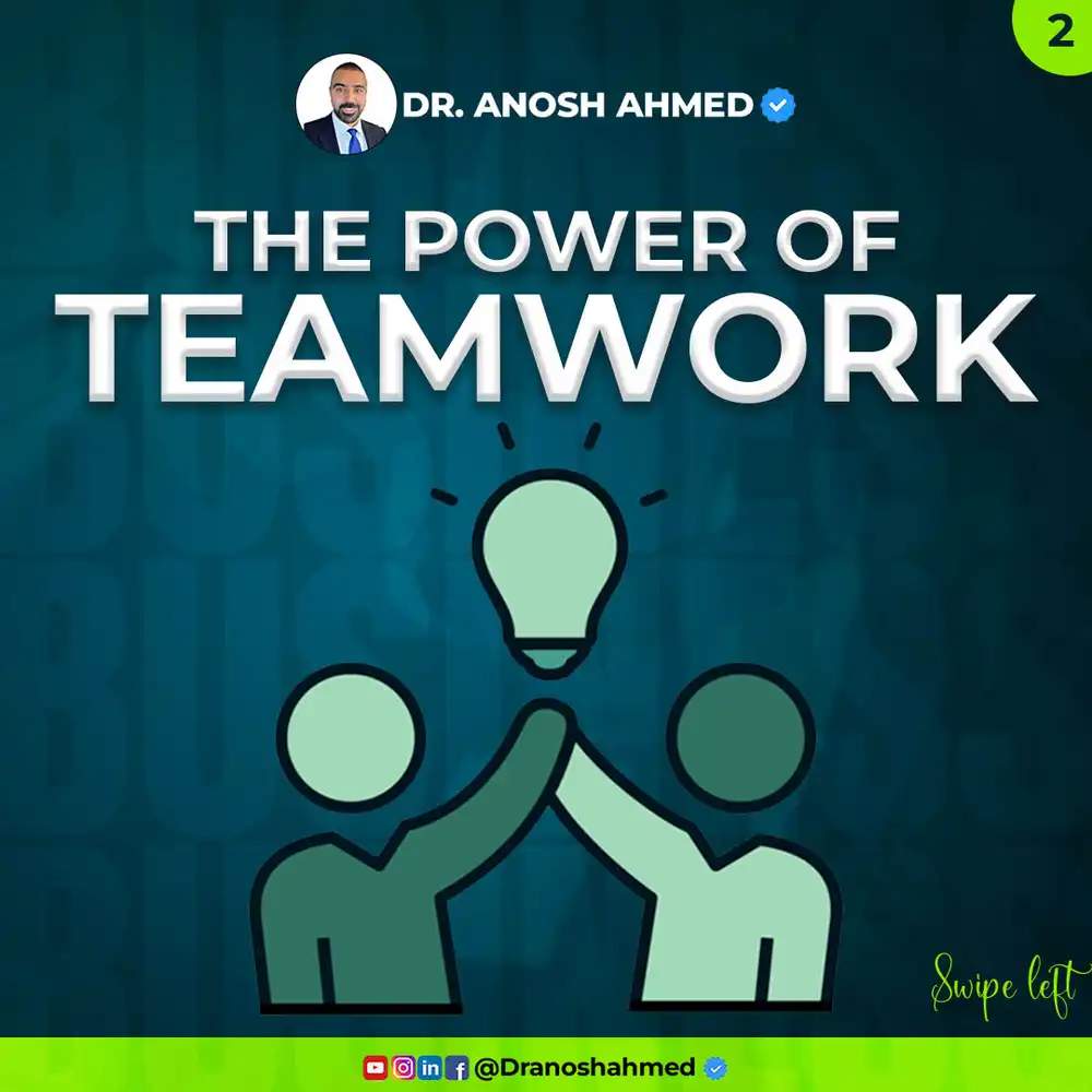 Power of Teamwork - PSD Template for Collaboration & Growth