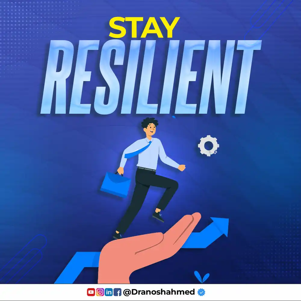 Stay Resilient - PSD Template for Motivation & Growth