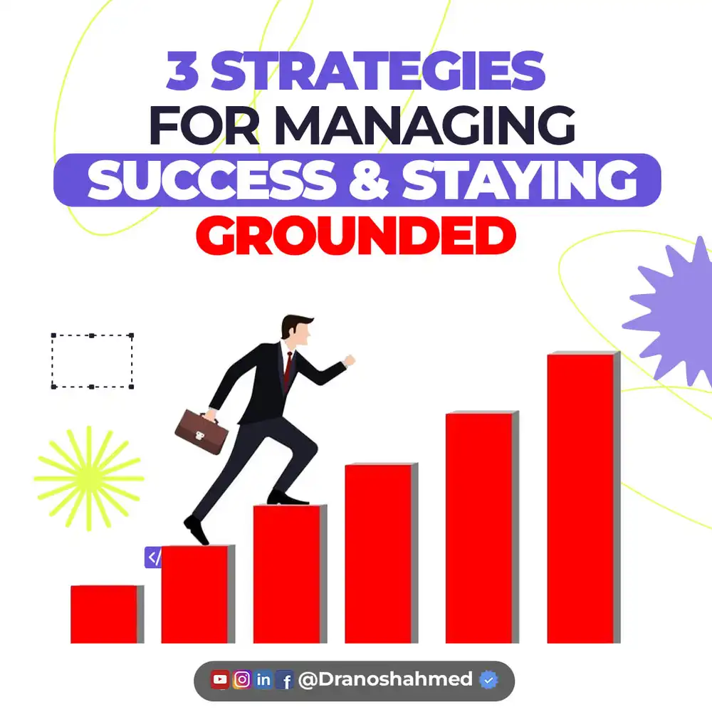 Staying Grounded in Success - Mindset & Growth PSD Template
