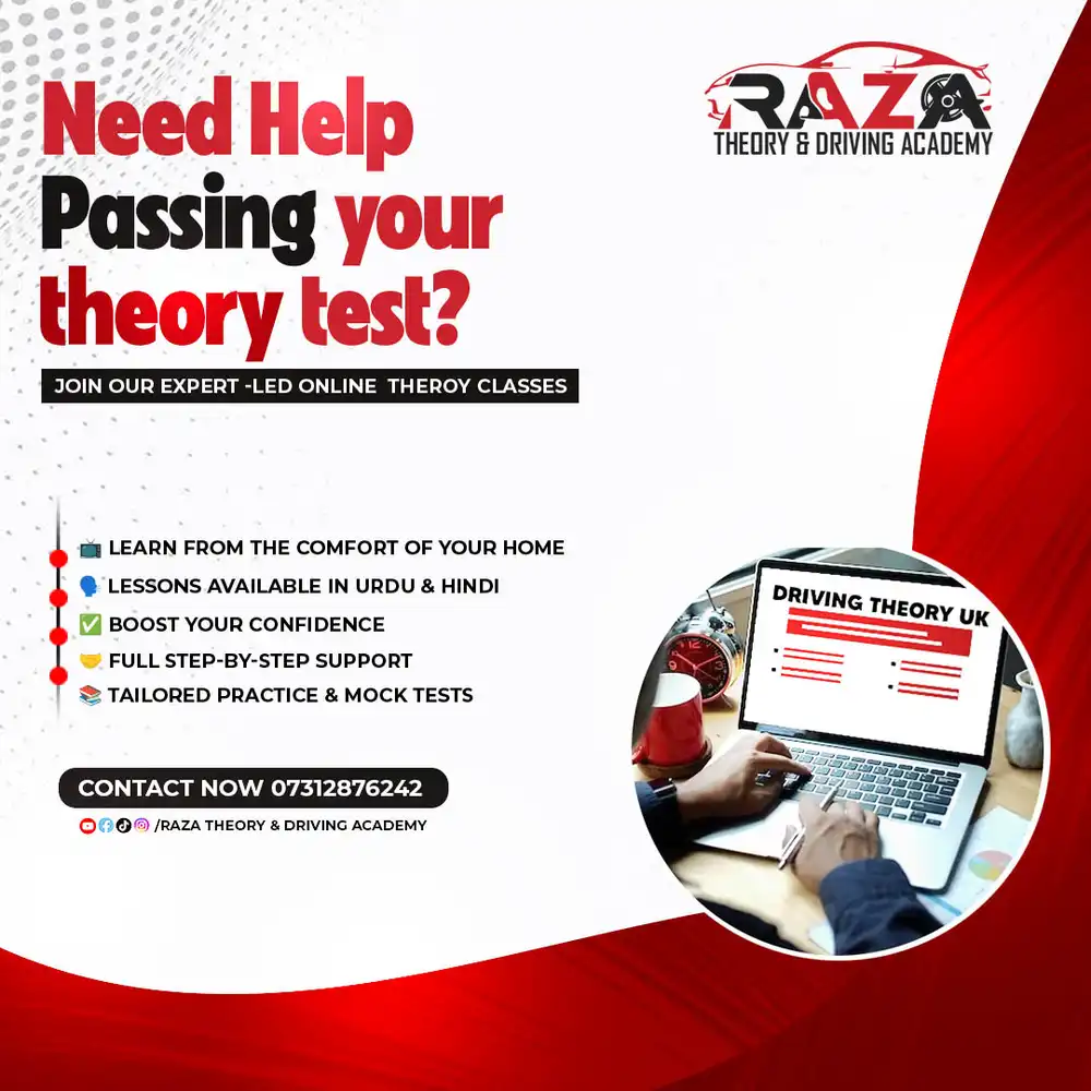 Theory and Driving Academy Poster | High-Quality PSD Design for Social Media